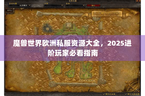 魔兽世界欧洲私服资源大全，2025进阶玩家必看指南