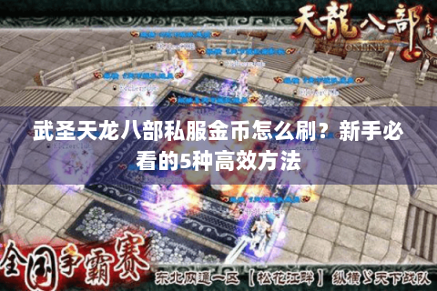 武圣天龙八部私服金币怎么刷？新手必看的5种高效方法