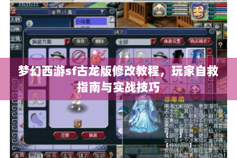 梦幻西游sf古龙版修改教程，玩家自救指南与实战技巧