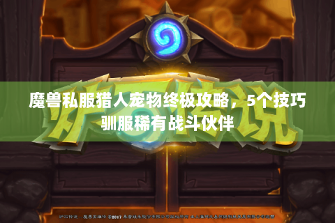 魔兽私服猎人宠物终极攻略，5个技巧驯服稀有战斗伙伴