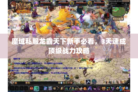 魔域私服龙霸天下新手必看，3天速成顶级战力攻略