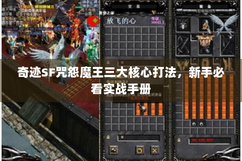 奇迹SF咒怨魔王三大核心打法，新手必看实战手册