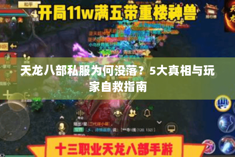 天龙八部私服为何没落？5大真相与玩家自救指南