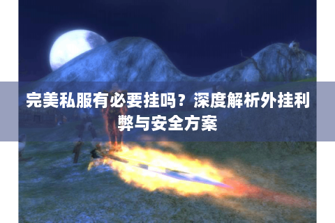 完美私服有必要挂吗？深度解析外挂利弊与安全方案