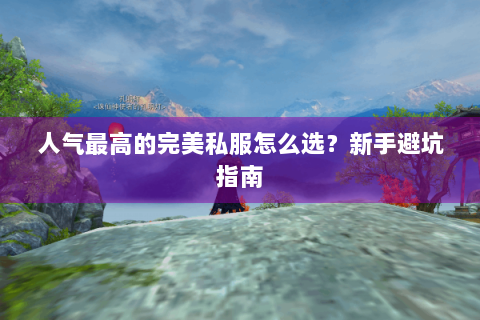 人气最高的完美私服怎么选？新手避坑指南
