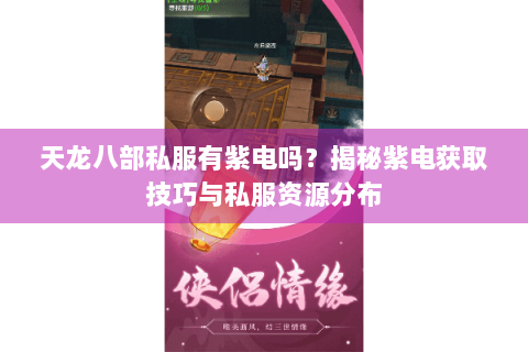 天龙八部私服有紫电吗？揭秘紫电获取技巧与私服资源分布