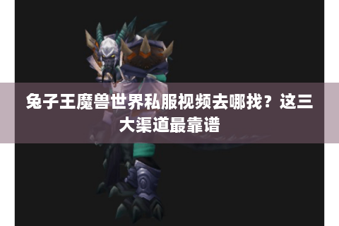 兔子王魔兽世界私服视频去哪找？这三大渠道最靠谱