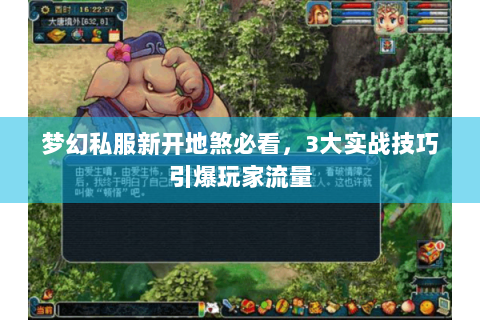 梦幻私服新开地煞必看，3大实战技巧引爆玩家流量