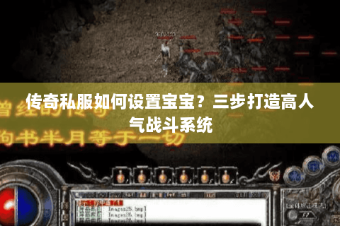 传奇私服如何设置宝宝？三步打造高人气战斗系统