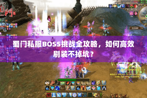 蜀门私服BOSS挑战全攻略，如何高效刷装不掉坑？