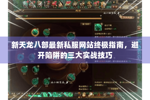 新天龙八部最新私服网站终极指南，避开陷阱的三大实战技巧