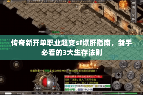 传奇新开单职业超变sf爆肝指南，新手必看的3大生存法则