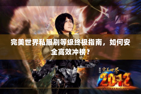 完美世界私服刷等级终极指南，如何安全高效冲榜？