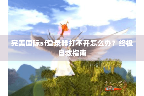 完美国际sf登录器打不开怎么办？终极自救指南