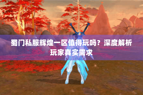 蜀门私服辉煌一区值得玩吗？深度解析玩家真实需求
