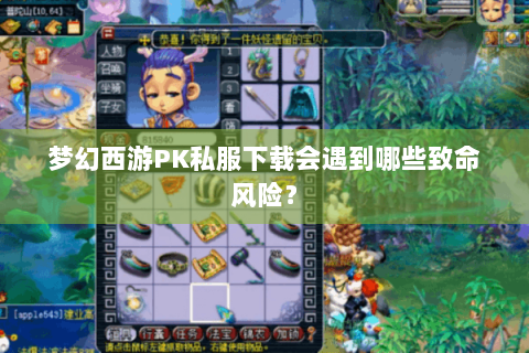 梦幻西游PK私服下载会遇到哪些致命风险？