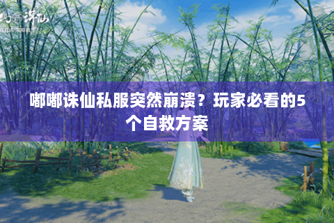 嘟嘟诛仙私服突然崩溃？玩家必看的5个自救方案