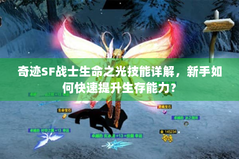 奇迹SF战士生命之光技能详解，新手如何快速提升生存能力？