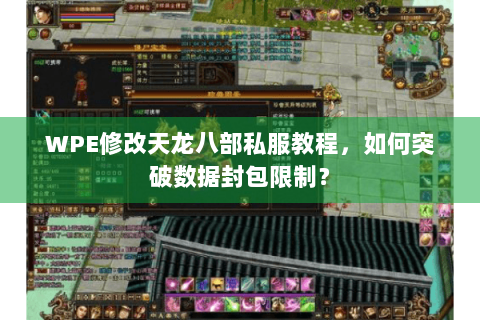 WPE修改天龙八部私服教程，如何突破数据封包限制？