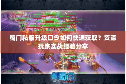 蜀门私服升级口令如何快速获取？资深玩家实战经验分享