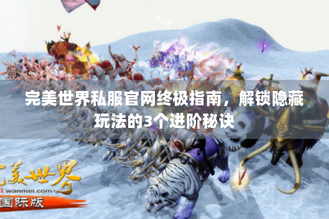 完美世界私服官网终极指南，解锁隐藏玩法的3个进阶秘诀