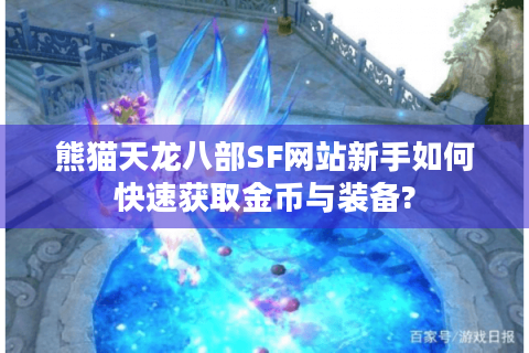 熊猫天龙八部SF网站新手如何快速获取金币与装备?
