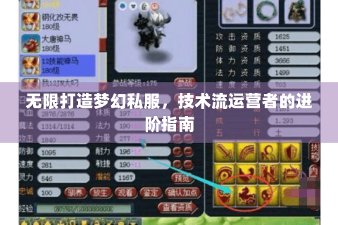 无限打造梦幻私服，技术流运营者的进阶指南