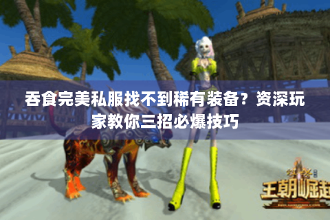 吞食完美私服找不到稀有装备？资深玩家教你三招必爆技巧