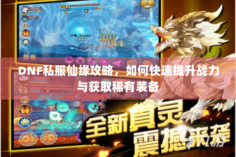 DNF私服仙缘攻略，如何快速提升战力与获取稀有装备