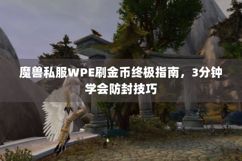 魔兽私服WPE刷金币终极指南，3分钟学会防封技巧