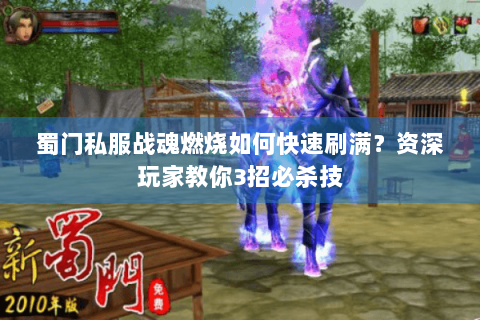 蜀门私服战魂燃烧如何快速刷满？资深玩家教你3招必杀技