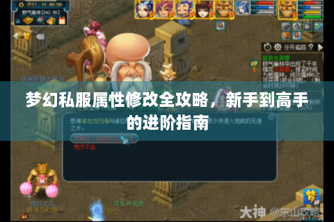 梦幻私服属性修改全攻略，新手到高手的进阶指南