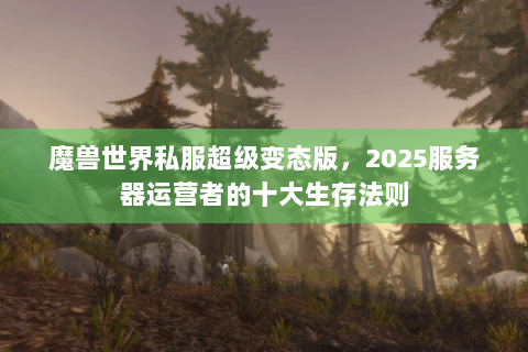 魔兽世界私服超级变态版，2025服务器运营者的十大生存法则