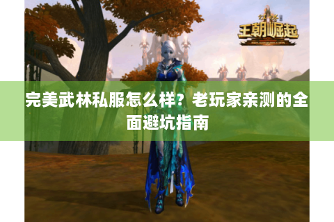 完美武林私服怎么样？老玩家亲测的全面避坑指南