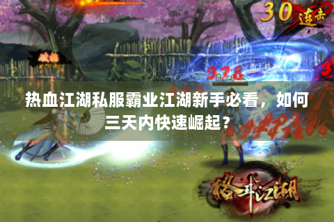 热血江湖私服霸业江湖新手必看，如何三天内快速崛起？