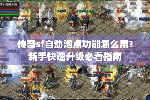 传奇sf自动泡点功能怎么用?新手快速升级必看指南