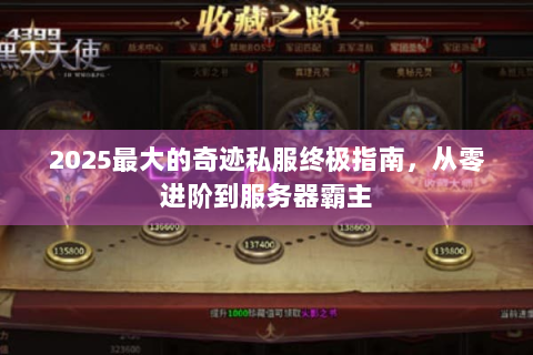2025最大的奇迹私服终极指南，从零进阶到服务器霸主