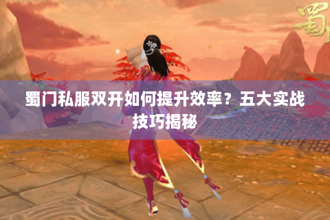 蜀门私服双开如何提升效率？五大实战技巧揭秘