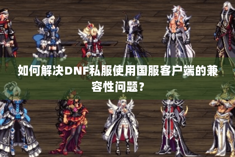 如何解决DNF私服使用国服客户端的兼容性问题？