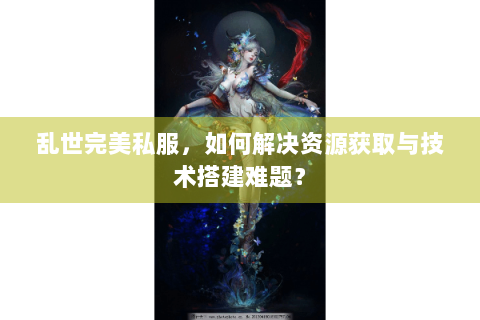 乱世完美私服，如何解决资源获取与技术搭建难题？