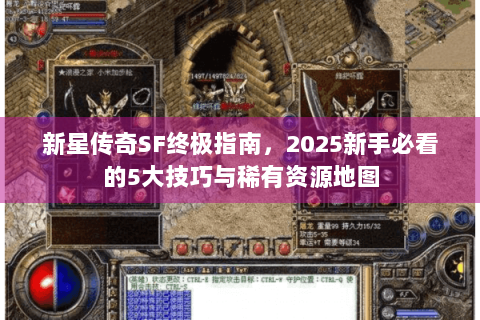 新星传奇SF终极指南，2025新手必看的5大技巧与稀有资源地图
