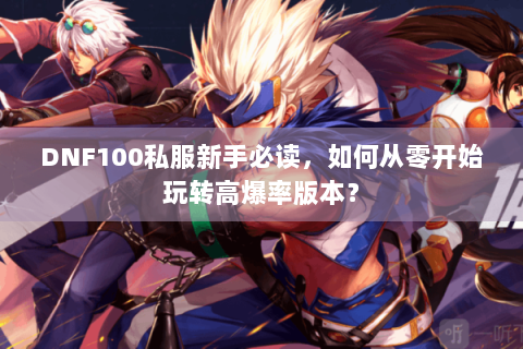 DNF100私服新手必读，如何从零开始玩转高爆率版本？
