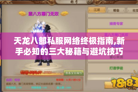 天龙八部私服网络终极指南,新手必知的三大秘籍与避坑技巧