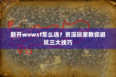 新开wowsf怎么选？资深玩家教你避坑三大技巧