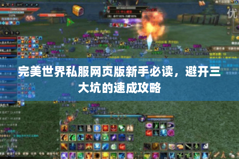 完美世界私服网页版新手必读，避开三大坑的速成攻略