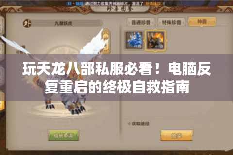 玩天龙八部私服必看！电脑反复重启的终极自救指南