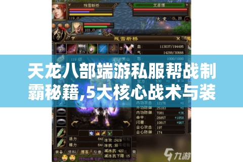 天龙八部端游私服帮战制霸秘籍,5大核心战术与装备速刷指南