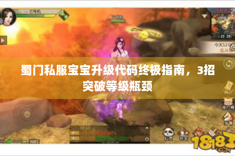 蜀门私服宝宝升级代码终极指南，3招突破等级瓶颈