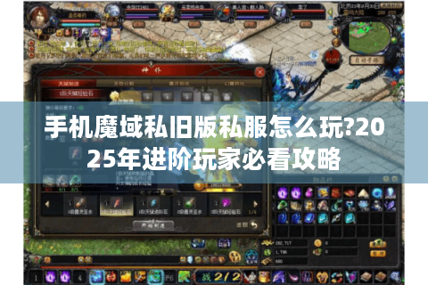 手机魔域私旧版私服怎么玩?2025年进阶玩家必看攻略