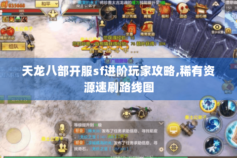 天龙八部开服sf进阶玩家攻略,稀有资源速刷路线图